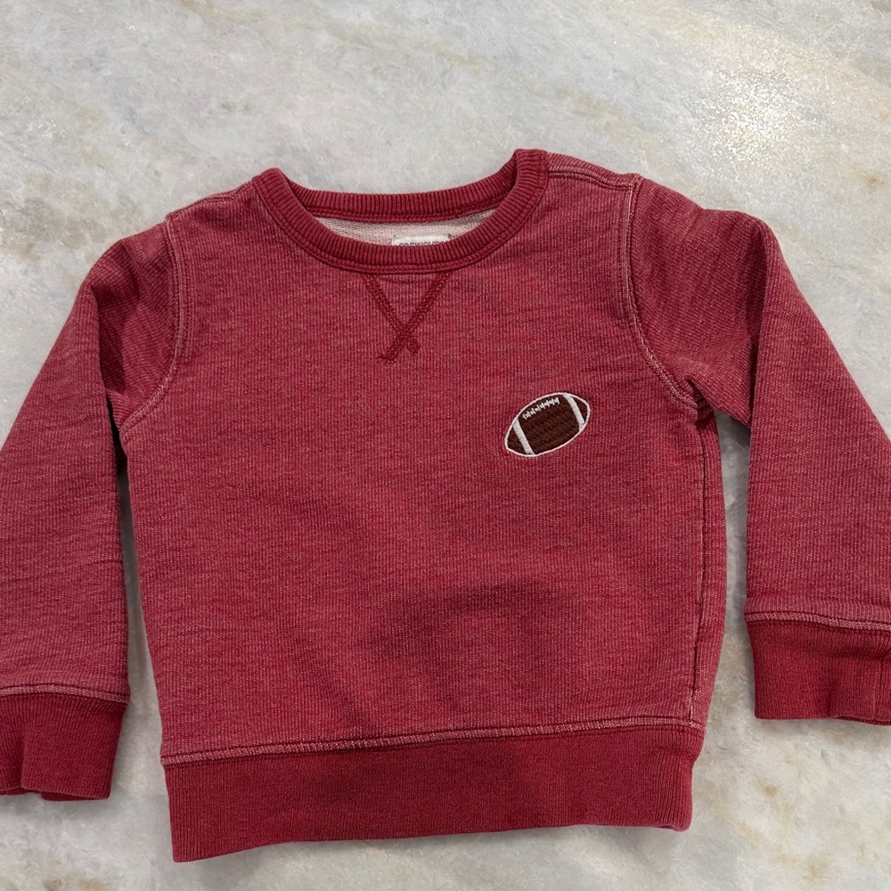 Crewcuts Kids Sweatshirt with Football Design - XXS (2-3)